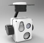 Micro Gimbal ba trục đa cảm biến với IR + TV + LRF Hệ thống giám sát camera nhiệt FPA EO IR không được làm mát